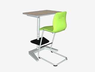 现代可<em>移动桌椅</em>SU模型下载_sketchup草图大师SKP模型