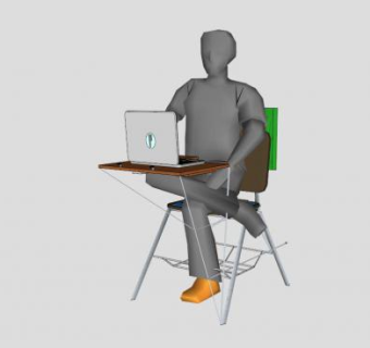 拉莫斯休闲桌椅SU模型下载_sketchup草图大师SKP模型