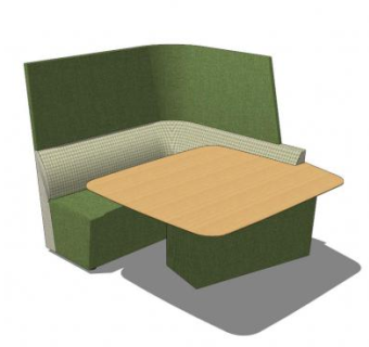 艺术桌椅组合SU模型下载_sketchup草图大师SKP模型