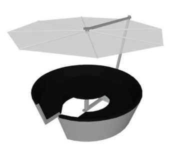 户外阳伞桌椅SU模型下载_sketchup草图大师SKP模型