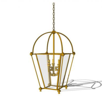 时尚挂灯灯具SU模型下载_sketchup草图大师SKP模型