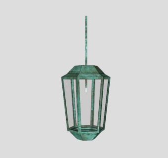 中式挂灯吊灯灯具SU模型下载_sketchup草图大师SKP模型