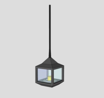 中式吊灯挂灯SU模型下载_sketchup草图大师SKP模型