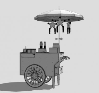 装饰水晶吊灯SU模型下载_sketchup草图大师SKP模型