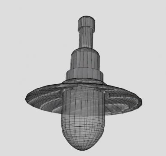 不锈钢户外灯SU模型下载_sketchup草图大师SKP模型