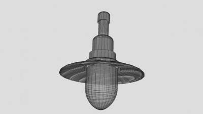 不锈钢户外灯SU模型下载_sketchup草图大师SKP模型