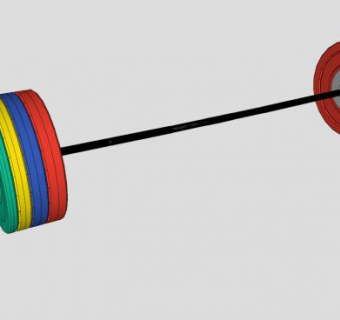 举重杠铃的SU模型设计_su模型下载 草图大师模型_SKP模型