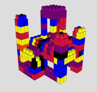 塑料积木的SU模型_su模型下载 草图大师模型_SKP模型