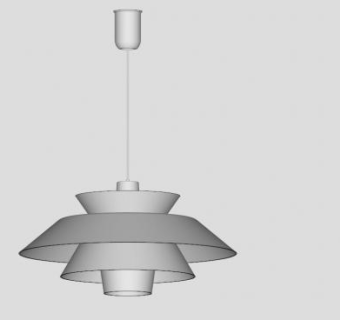 时尚吊灯现代挂灯SU模型下载_sketchup草图大师SKP模型