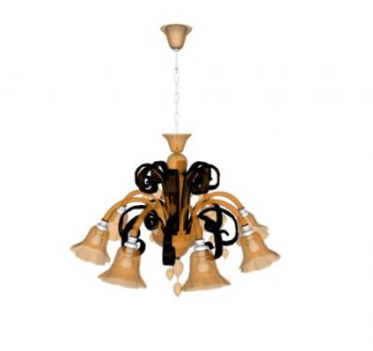 欧式水晶吊灯SU模型下载_sketchup草图大师SKP模型