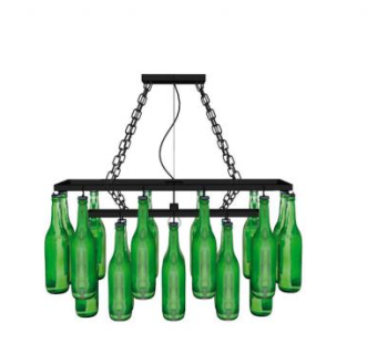 古董吊灯啤酒瓶SU模型下载_sketchup草图大师SKP模型