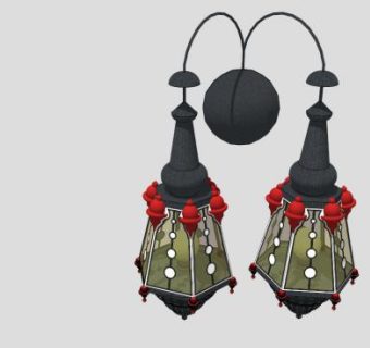 欧式壁灯SU模型下载_sketchup草图大师SKP模型