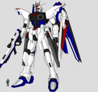 机器人敢达的SU模型设计_su模型下载 草图大师模型_SKP模型