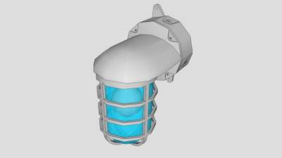 海洋壁灯灯具SU模型下载_sketchup草图大师SKP模型