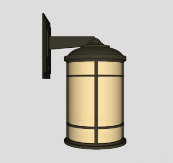 仿古壁挂灯SU模型下载_sketchup草图大师SKP模型