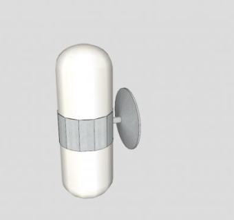 安吉尼II壁灯SU模型下载_sketchup草图大师SKP模型