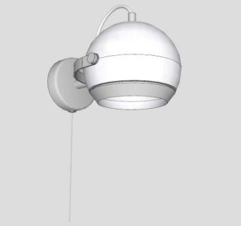 现代床头灯壁灯SU模型下载_sketchup草图大师SKP模型