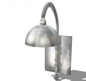 金属灯具壁灯SU模型下载_sketchup草图大师SKP模型