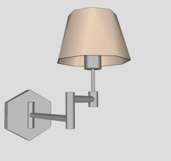 现代卧室床头灯壁灯SU模型下载_sketchup草图大师SKP模型