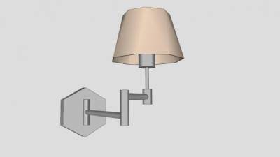 现代卧室床头灯壁灯SU模型下载_sketchup草图大师SKP模型