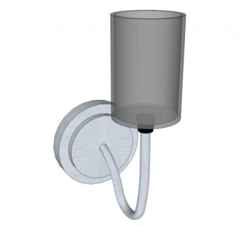 壁挂式灯具SU模型下载_sketchup草图大师SKP模型