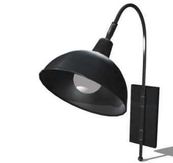 现代黑色雪佛兰灯SU模型下载_sketchup草图大师SKP模型