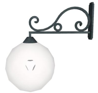 欧式外墙壁灯SU模型下载_sketchup草图大师SKP模型