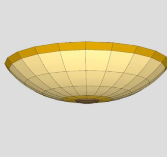 珠宝式天花板顶灯SU模型下载_sketchup草图大师SKP模型