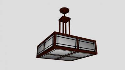 米德兰工艺吊顶吊坠灯具SU模型下载_sketchup草图大师SKP模型