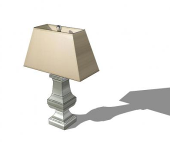 现代站立式台灯SU模型下载_sketchup草图大师SKP模型