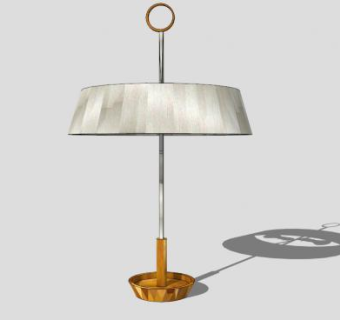 时尚亚克力台灯SU模型下载_sketchup草图大师SKP模型