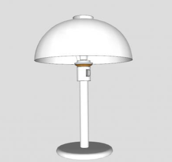 现代圆弧台灯SU模型下载_sketchup草图大师SKP模型
