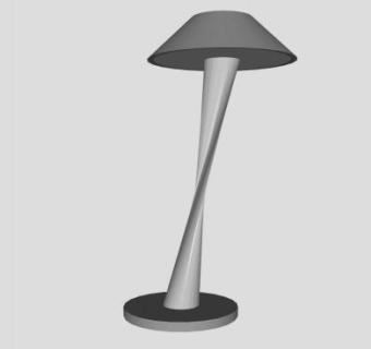 现代白色落地灯SU模型下载_sketchup草图大师SKP模型