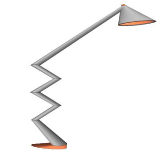 地板灯台灯SU模型下载_sketchup草图大师SKP模型