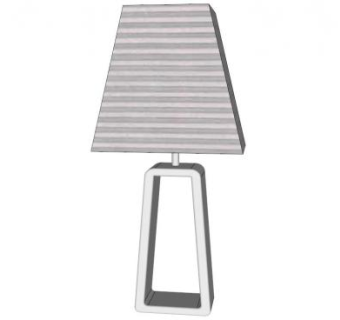 时尚简易台灯灯具SU模型下载_sketchup草图大师SKP模型