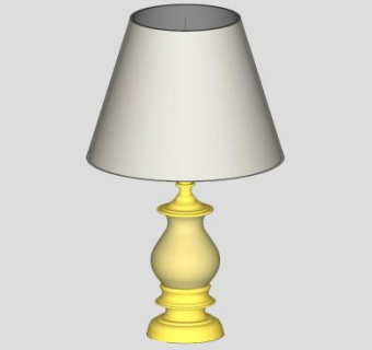 欧式卧室床头灯SU模型下载_sketchup草图大师SKP模型