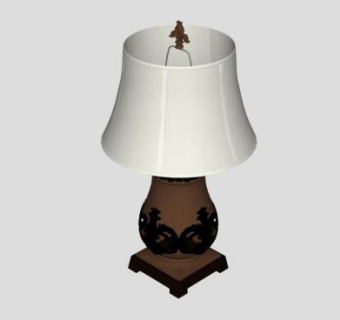 华丽台灯SU模型下载_sketchup草图大师SKP模型