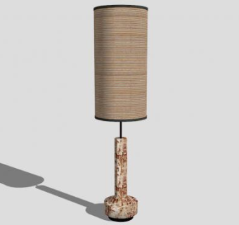 世纪中叶高台灯SU模型下载_sketchup草图大师SKP模型