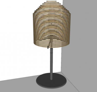现代台灯室内装饰SU模型下载_sketchup草图大师SKP模型
