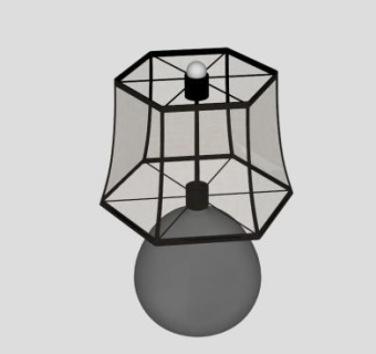 现代卧室台灯SU模型下载_sketchup草图大师SKP模型
