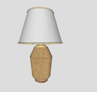 现代卧室亚克力台灯SU模型下载_sketchup草图大师SKP模型