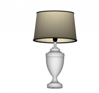 现代薄荷灰台灯SU模型下载_sketchup草图大师SKP模型