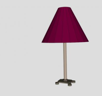 现代伞形台灯SU模型下载_sketchup草图大师SKP模型