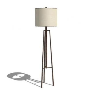 旅行团落地灯SU模型下载_sketchup草图大师SKP模型