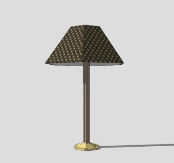 床头落地灯SU模型下载_sketchup草图大师SKP模型