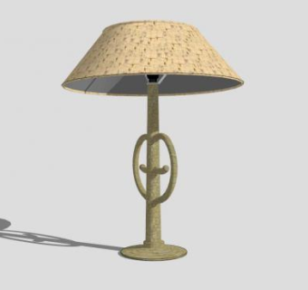 卧室床头灯落地灯SU模型下载_sketchup草图大师SKP模型