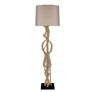 落地灯雕刻灯具SU模型下载_sketchup草图大师SKP模型