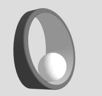 铝台灯落地灯SU模型下载_sketchup草图大师SKP模型
