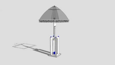 现代透明台灯SU模型下载_sketchup草图大师SKP模型