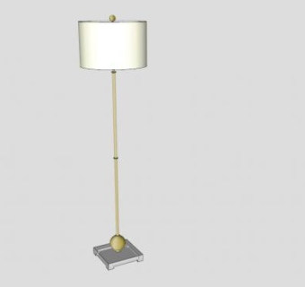 现代风格落地灯SU模型下载_sketchup草图大师SKP模型